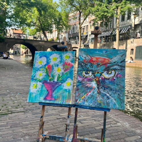 Inloop workshop Action Painting