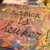 Action Painting schilderworkshop (€47,50 p.p.)