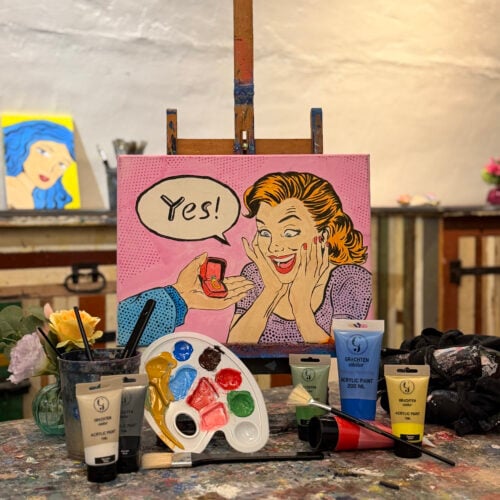 Roy Lichtenstein schilderworkshop (€42,50 p.p.)