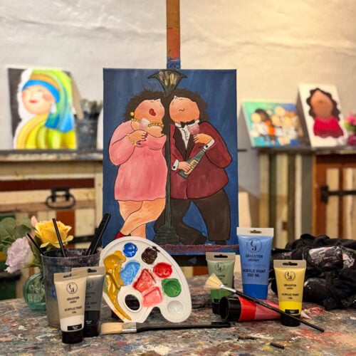 Dikke Dames schilderworkshop (€42,50 p.p.)