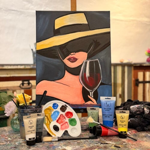 Sip & Paint schilderworkshop (€69,50 p.p.)